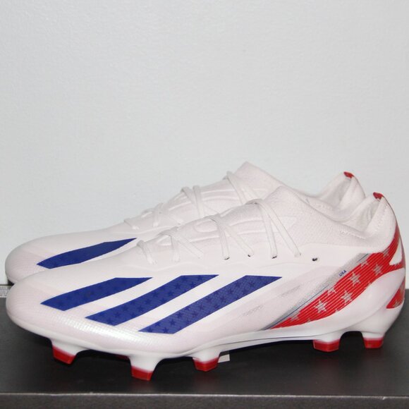 Adidas X Crazyfast .1 FG USA Soccer Cleats Mens 13 White Red Blue - Picture 2 of 7